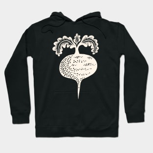 Beet white Hoodie